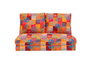 Atelier Del Sofa Taida - Patchwork Sofá cama de 2 plazas Multicolor